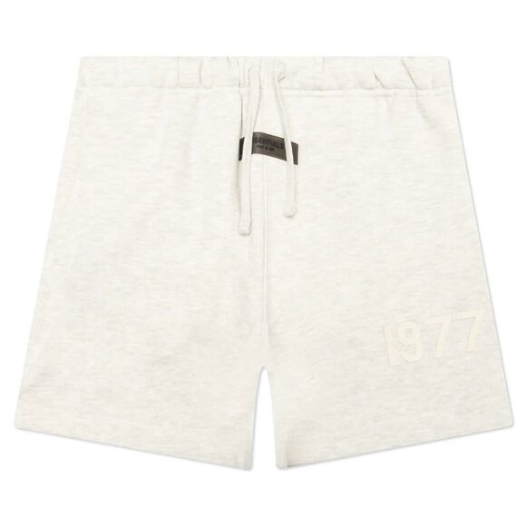Fear of God ESSENTIALS Light Oatmeal Grey Shorts, Size: XS - Picture 1 of 8